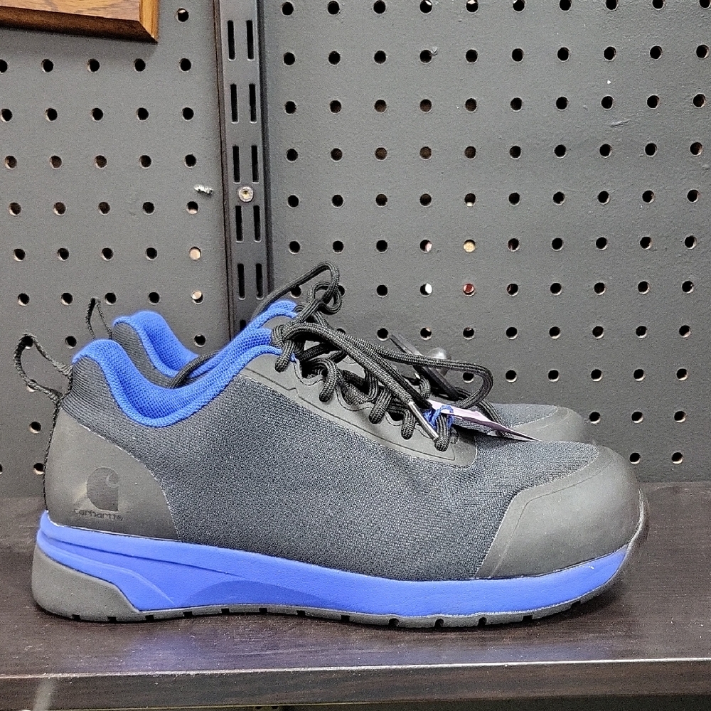 Carhartt Men's Black and Blue Hard Toe Work Shoe